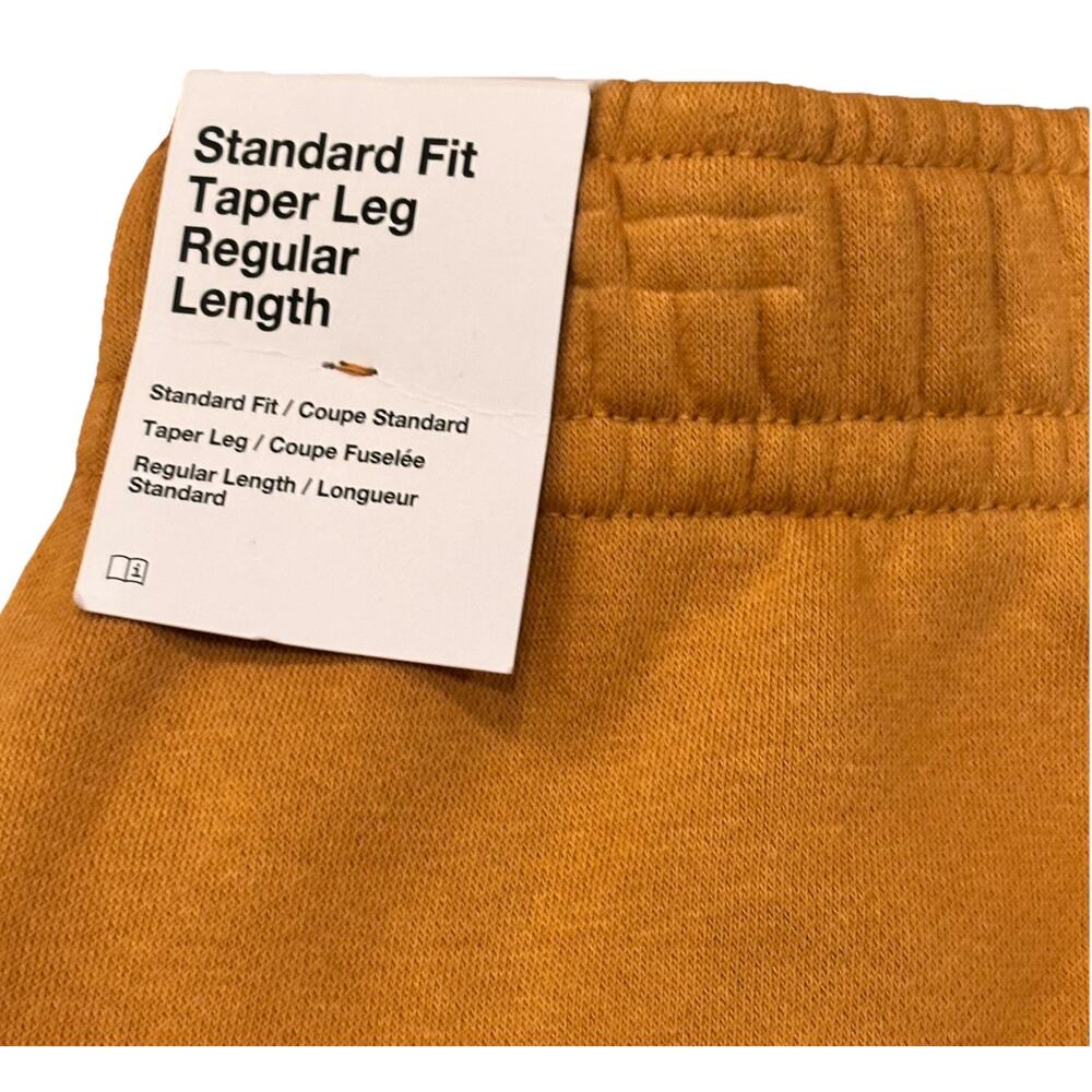 Nike Club Fleece Standard Fit Joggers Gathered Hem Tan/Flax/Beige Small NEW - Picture 5 of 5